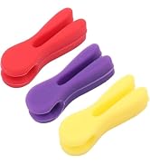 3Pcs Silicone Pot Clip Set, Heat Resistant Spoon Rest and Spatula Holder, Non-Slip Cutlery Bracket