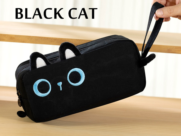 3 compartments pen pencil case
