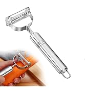 3-in-1 Vegetable Peeler with Julienne Slicer & Potato Eye Remover | Ultra Sharp Stainless Steel B...
