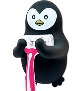 THEBESTU Penguin Adhesive Silicone Razor Holder, Funny Penguin Razor Hooks Gifts for Men Women Pe...