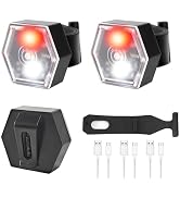 LED Safety Light, Running Lights for Runners LED Bike Tail Lights Clip on Dogs Light for Walking ...