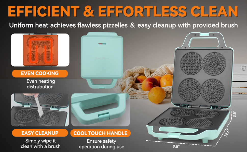 Baker’s Friend Pizzelle Maker Electric