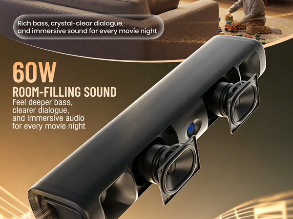 home theater audio system for multi-scene entertainment
