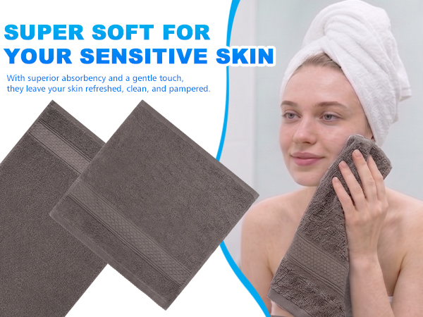 2-Pack Cotton Wash Cloths