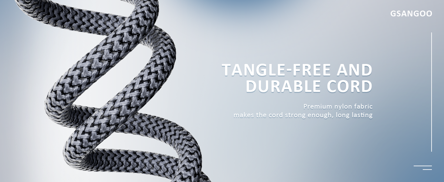 Nylon Braided Type C to Lightning Audio Adapter