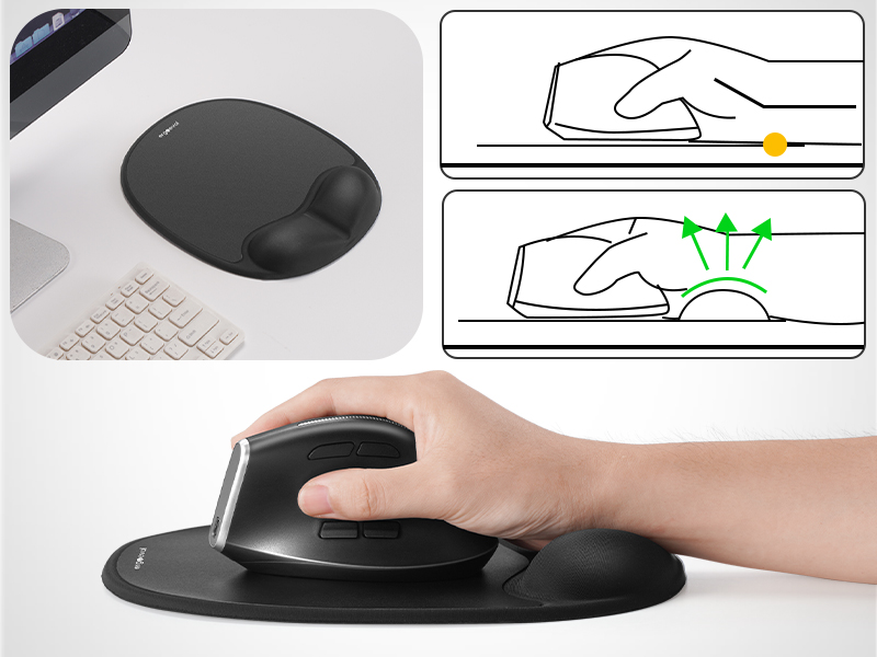 ergonomic mouse pad