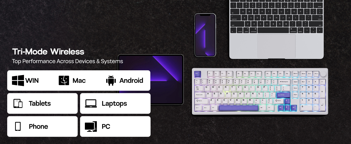 Galaxy100 wireless gaming keyboard