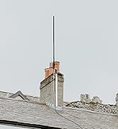 HYS Pre-Tuned 462-467MHz UHF Amateur GMRS Base Antenna, 6.5dBi 3.6ft Vertical Base Antenna W/Heav...