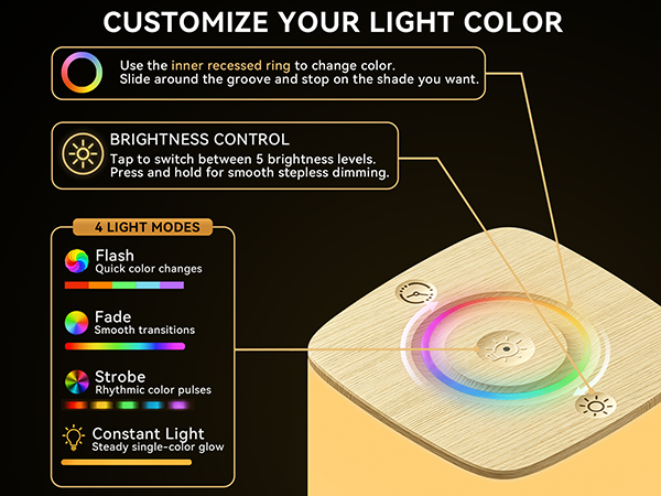 Customize your light colors