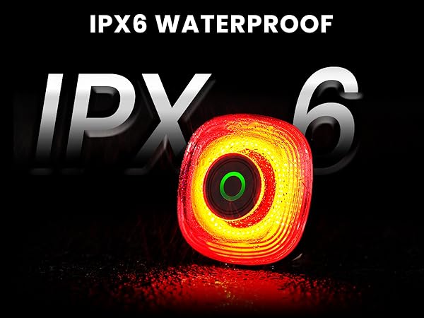 WATERPROOF road bike rear light