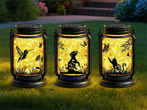 Hummingbird Solar Lanterns Outdoor