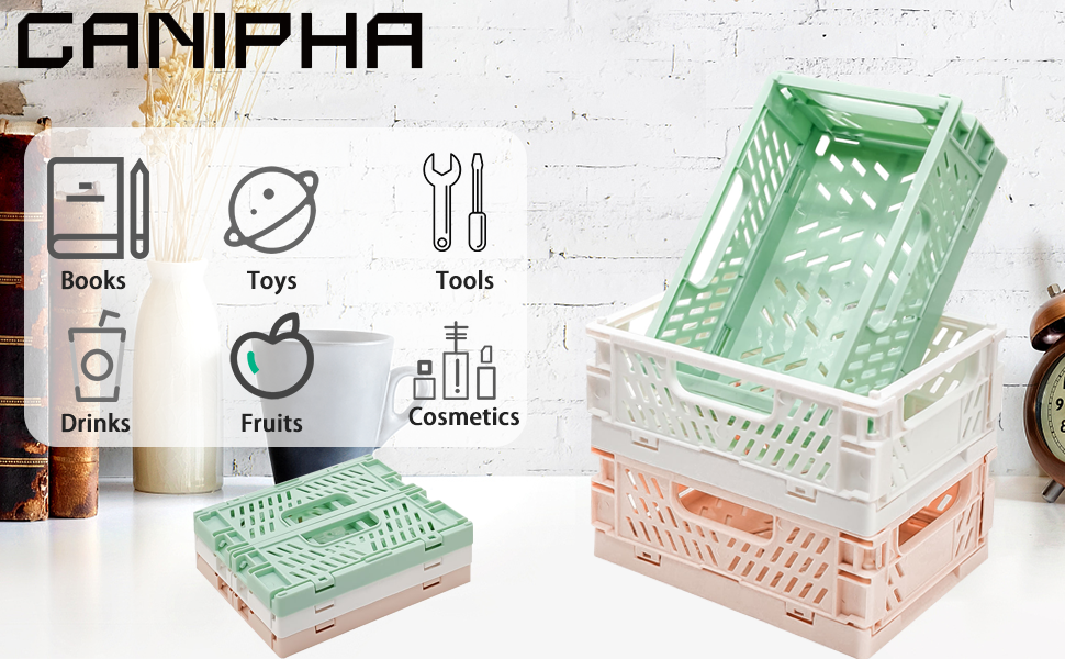 plastic storage basket