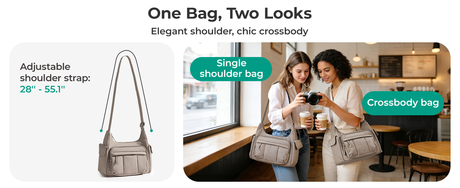 BAGSMART camera sling bag