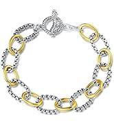 UNY JEWEL Jewelry Make a Statement with Box Chain Link Chain Bracelet Designer Brand Inspired Wom...