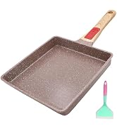 AIKENBBKK Japanese Omelette Pan, Tamagoyaki Egg Pan, Omlet Pan Nonstick, Non Stick Egg Frying Pan...