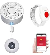 WiFi Caregiver Pager Call Button Wireless Nurse Alert Call Bell Emergency Alert Pager at Home for...