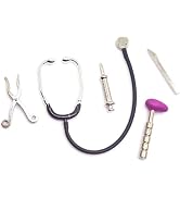 5Pcs/Set Dollhouse Mini Stethoscope Care Tools Dollhouse Dolls Miniature Garden Kit, Hospital Acc...