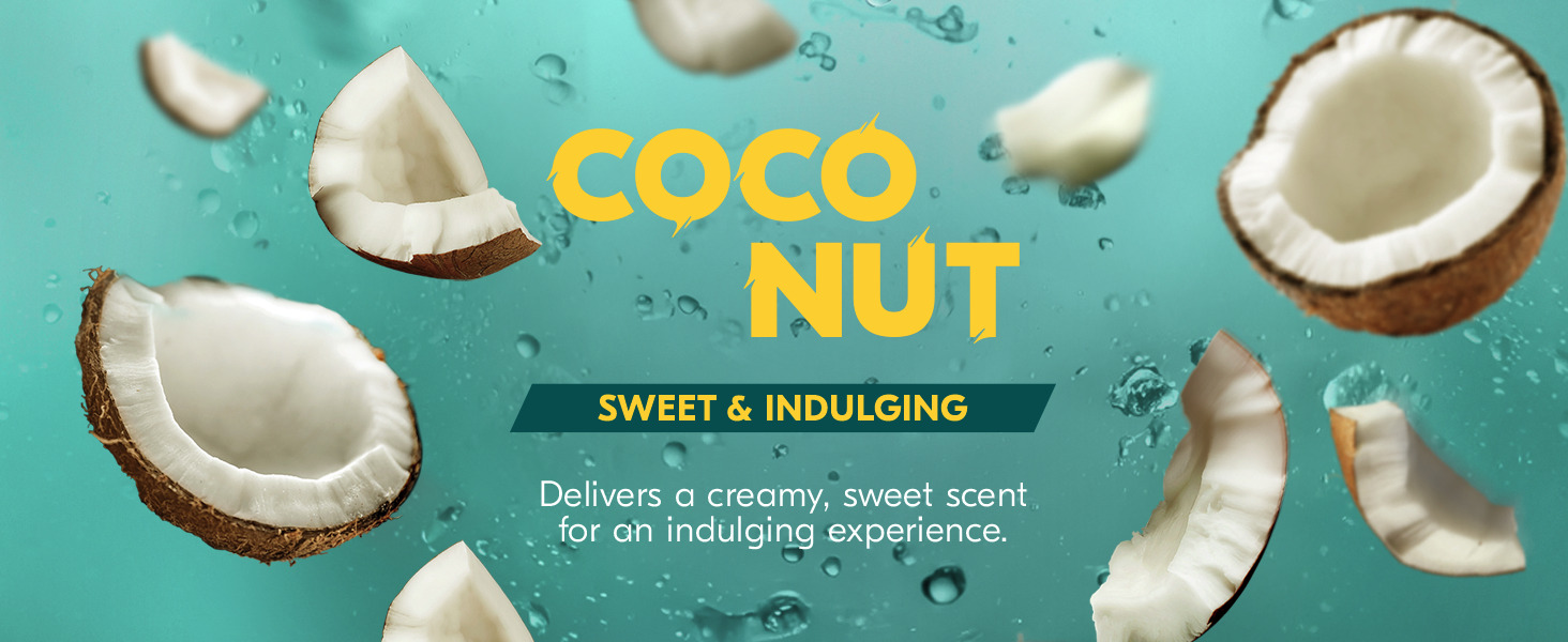 Delivers a creamy, sweet scent for an indulging experience