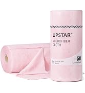 UPSTAR Microfiber Cleaning Cloth, Reusable Paper Towels Rolls, Dish Rags for Washing Dishes, Kitc...
