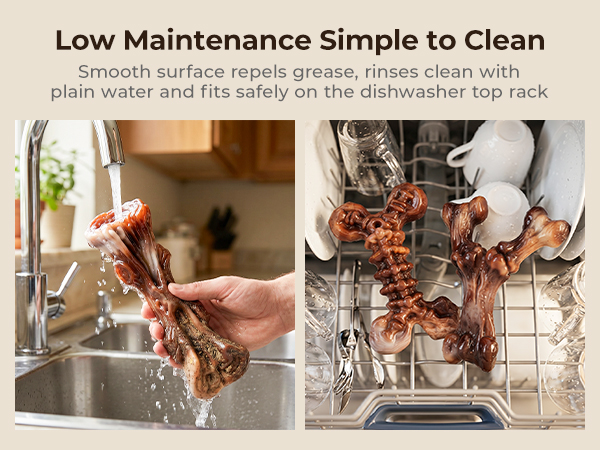 Easy to Clean | Dishwasher Safe, Simply Rinse with Water