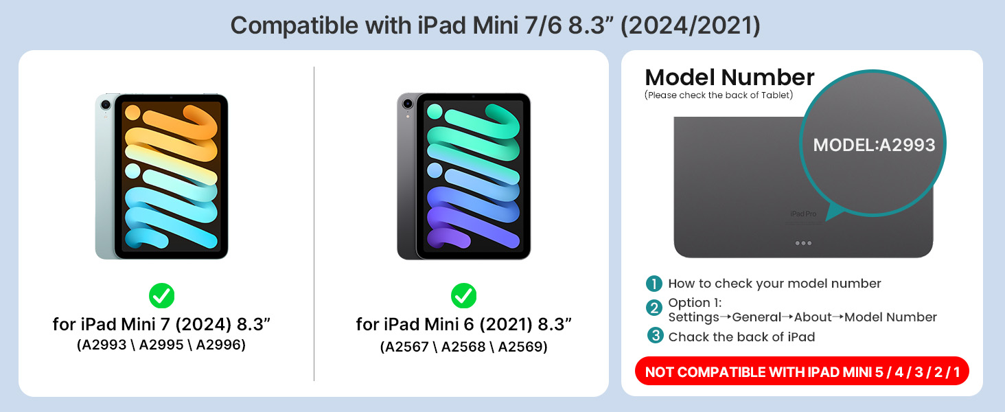 keyboard for ipad mini 7th generation