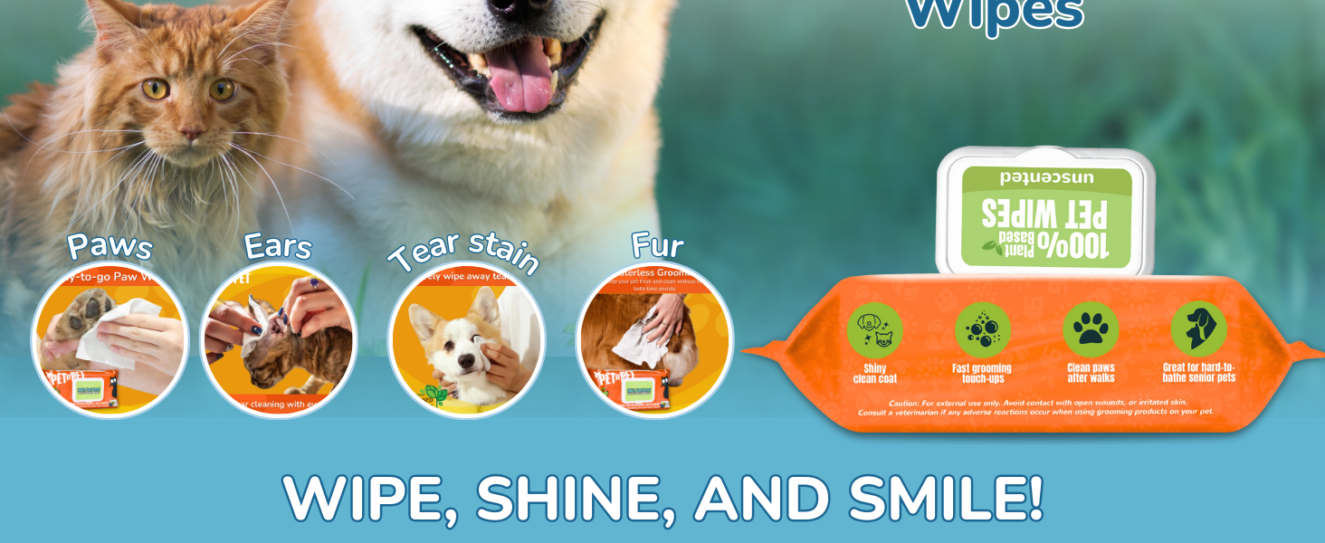 Pet wipes
