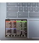 YINOVEEN 2PACK Chromebook Shortcuts Sticker (3 1/8 x 2 5/8 Inch), New Shortcuts Sticker for 11.6-...