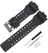 Waterproof Silicone Watch Strap Replacement For Casio Shock GA-110/GA-100/GA-120/GA-140/GA-150/GA...