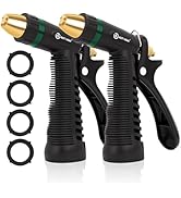 AUTOMAN Garden Hose Nozzle Sprayer, Heavy Duty Water Hose Nozzle, High Pressure Spray Nozzles, Ad...