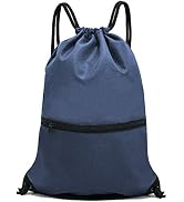 HOLYLUCK Drawstring Backpack Bag Sport Gym Sackpack