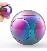 Dilabnba Fidget Spinners Stress Ball Kinetic Desk Toy for Kids Adults, Metal Handheld Gadget Fing...