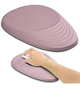 Hokafenle Ergonomic Mouse Pad Wrist Support with Stepped-Wedge Design, Wrist Rest Pain Relief Mou...