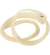 Healifty 2 Hanks Professional Violin Horse Hair Bow Mongolian Stallion Hair (White)