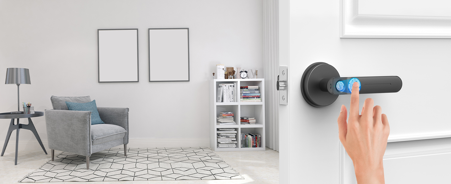 FD01 Black fingerprint unlock