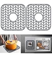 Sink Protectors for Kitchen Sink 12" 13" 16" 18" 19" 24" 26" 28" 29" 30" Silicone Sink mat| Silic...