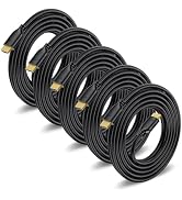 UVOOI 4K HDMI Cable 3FT 5-Pack, High Speed HDMI to HDMI Cable 3 Feet HDMI 2.0 Cord Supports 4K@60...