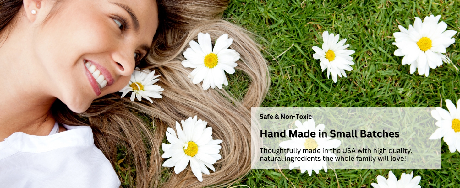 Safe & non toxic. Calm mist is hand made in small batches.