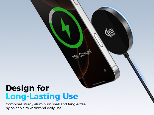 premium aluminum alloy wireless charger