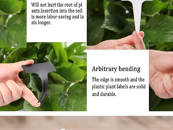 100 Pcs Plastic Plant Labels