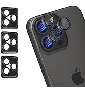 GOZOPO [3 Pack Camera Lens Protector Compatible with iPhone 15 Pro 6.1" and iPhone 15 Pro Max 6.7...