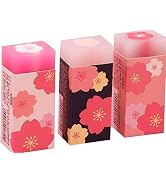 3Pcs Pink Lovely Rubber Erasers Petal Sketch Painting Pencil Correction Tool Atationery Supplies ...