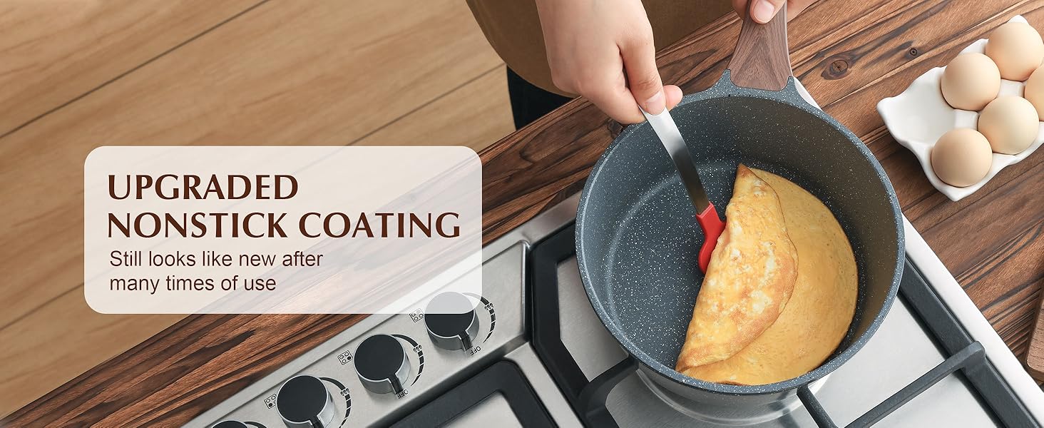 nonstick saucepan with lid