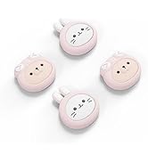 PlayVital Thumb Grip Caps for Steam Deck LCD, Silicone Thumbsticks Grips Joystick Caps for Steam ...