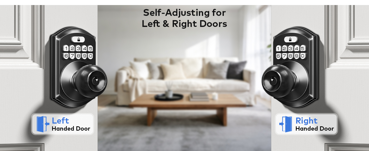 Self-adjusting for both left and right doors—no manual adjustment needed, just install and use.