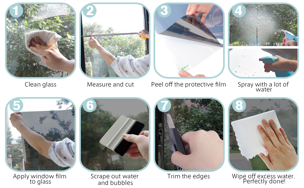 uv blocking window film home window tint film front door window privacy film
