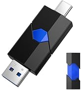 128GB USB C Flash Drive, JUANWE USB 3.1 Thumb Drive 150MB/s High Speed Transfer, Dual Port USB Ty...