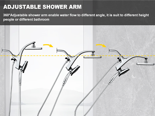 adjustable shower head