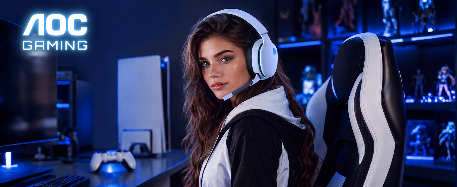 AOC Wireless Gaming headset for PS5