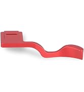 Haoge Thumb Up Rest Hand Grip for Fujifilm XT5 (Red for Fuji X-t5)