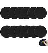 Saiqiang 6.7 inch Kitchen Compost Bin Charcoal Filter Replacements, 12 Pack Compost Pail Replacem...